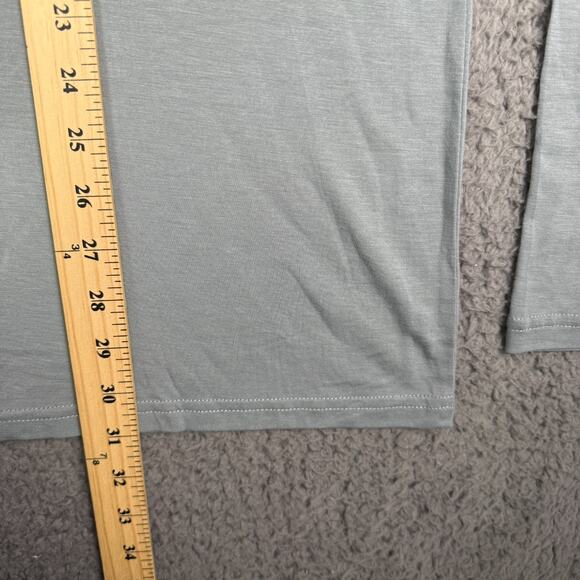 Free Fly Shirt Mens 3XL Gray Crew Neck Long Sleeve Bamboo Fishing Knit Outdoor - Picture 8 of 9